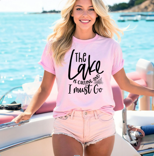 Lake is Calling Unisex t-shirt