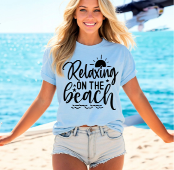 Relaxing On The Beach Unisex t-shirt
